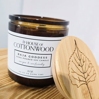 BAJA GODDESS HAND POURED SOY CANDLE 8oz