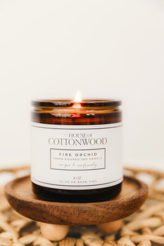 HAND POURED SOY CANDLES - 8 oz