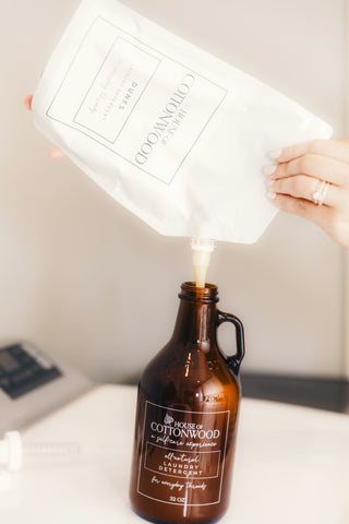 AMBER LAUNDRY SOAP PUMP