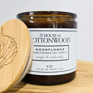MOONFLOWER HAND POURED SOY CANDLE 8oz