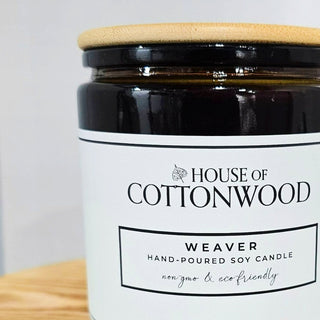 WEAVER HAND POURED SOY CANDLE 8oz