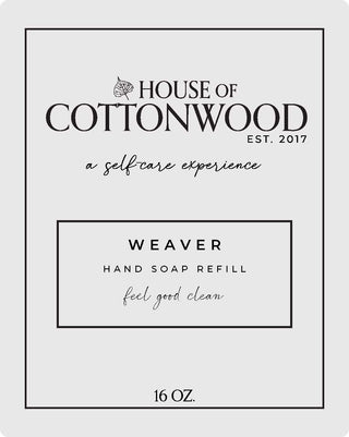 WEAVER FOAMING HAND SOAP REFILL